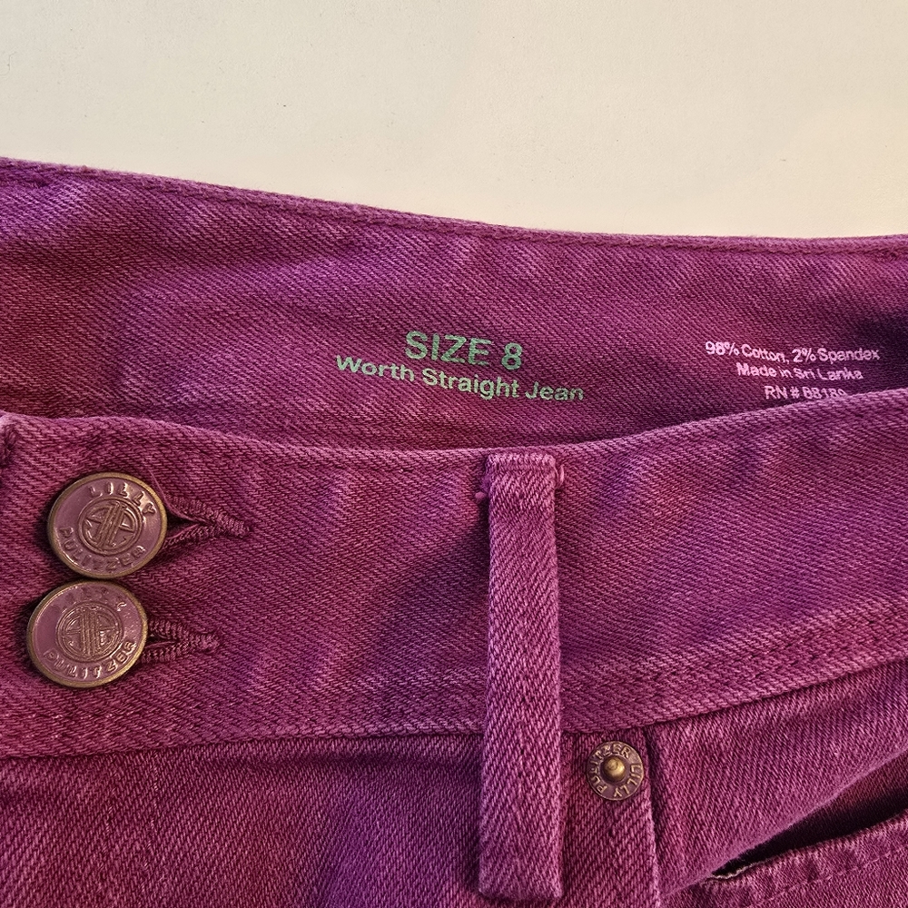 Lilly Pulitzer High Rise Jeans in Purple